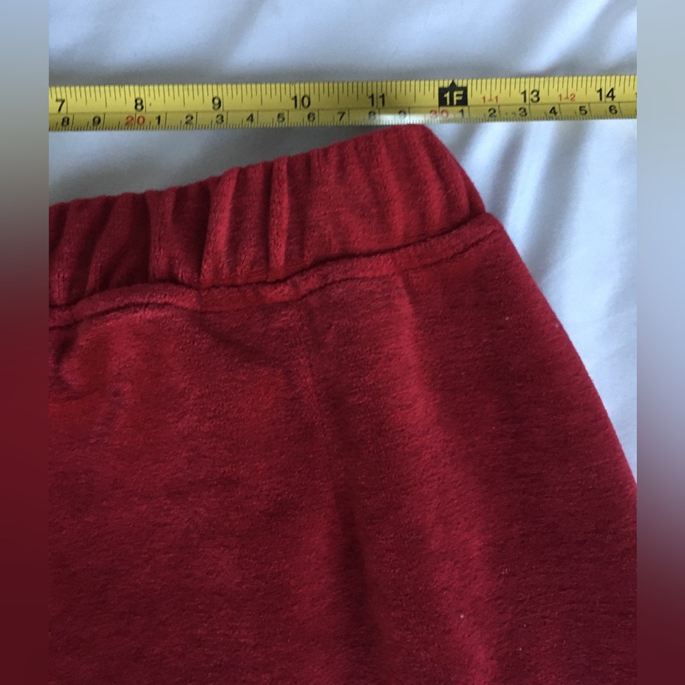Y2k EUC Express red velour track suit set, size S, worn 3x. - Picture 13 of 16